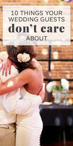 Know what your weddi